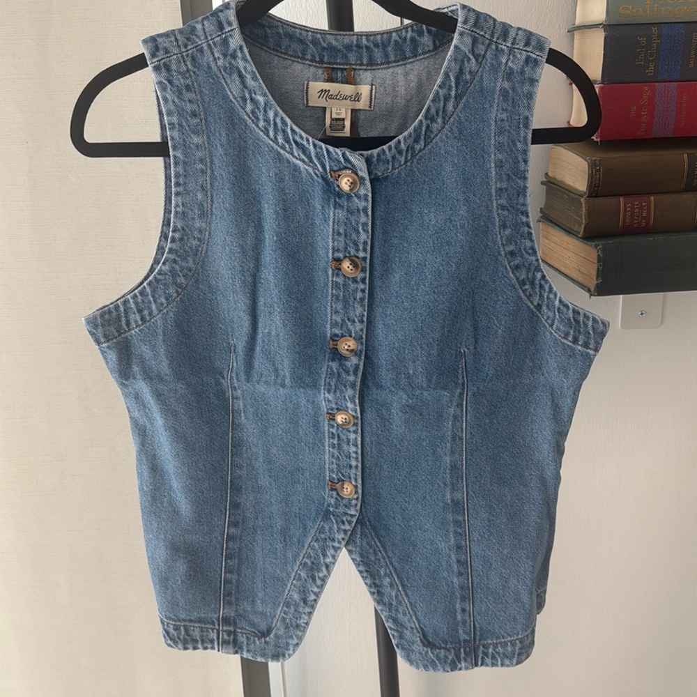 NWT.  Madewell Denim vest.